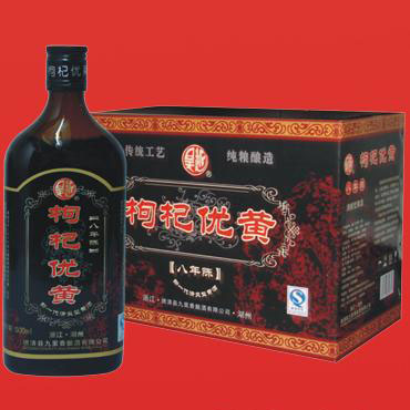 九裡(lǐ)香八年陳枸杞優黃450ml（黑）